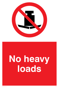 PC1356: No heavy loads