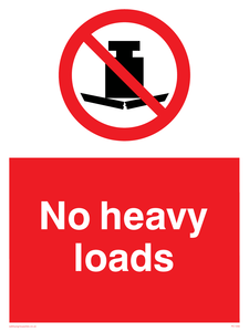 PC1356: No heavy loads