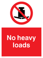 PC1356: No heavy loads