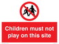 PC534: children must not play on this site