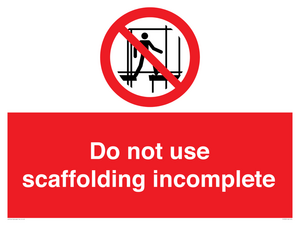 PC535: scaffolding incomplete