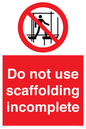 PC535: scaffolding incomplete