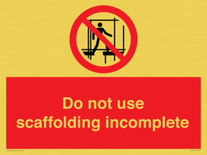 PC535: scaffolding incomplete