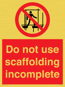PC535: scaffolding incomplete