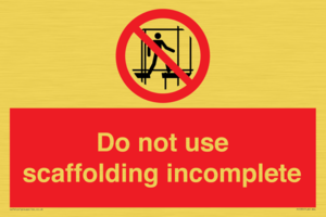 PC535: scaffolding incomplete