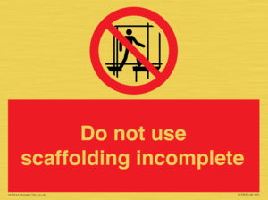 PC535: scaffolding incomplete