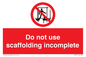 PC535: scaffolding incomplete