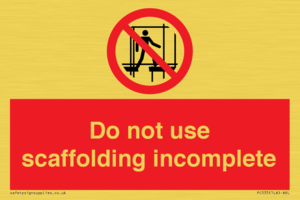 PC535: scaffolding incomplete