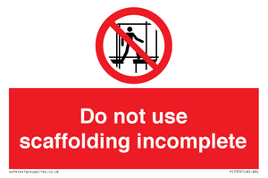 PC535: scaffolding incomplete