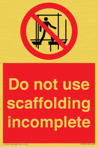 PC535: scaffolding incomplete