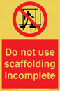 PC535: scaffolding incomplete
