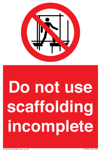 PC535: scaffolding incomplete