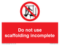 PC535: scaffolding incomplete