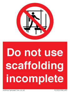 PC535: scaffolding incomplete