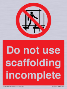 PC535: scaffolding incomplete
