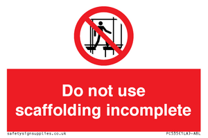 PC535: scaffolding incomplete