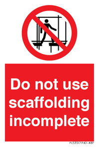 PC535: scaffolding incomplete