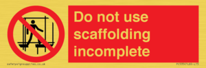 PC535: scaffolding incomplete