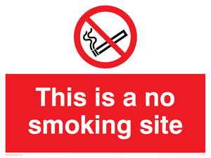 PC537: this is a no smoking site