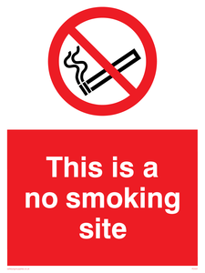 PC537: this is a no smoking site