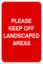 PC538: keep off landscaped areas