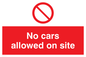 PC541: no cars allowed on site
