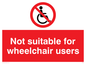 PD456: not suitable for wheelchairs