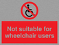 PD456: not suitable for wheelchairs