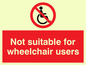 PD456: not suitable for wheelchairs