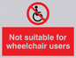PD456: not suitable for wheelchairs
