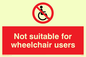 PD456: not suitable for wheelchairs