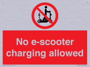 PE15302: No e-scooter charging allowed