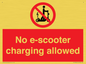 PE15302: No e-scooter charging allowed