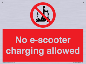 PE15302: No e-scooter charging allowed