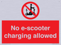 PE15302: No e-scooter charging allowed