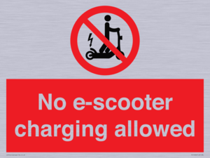 PE15302: No e-scooter charging allowed