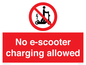 PE15302: No e-scooter charging allowed