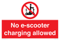 PE15302: No e-scooter charging allowed