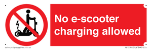 PE15302: No e-scooter charging allowed