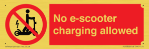 PE15302: No e-scooter charging allowed