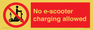 PE15302: No e-scooter charging allowed