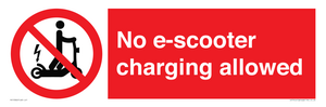 PE15302: No e-scooter charging allowed