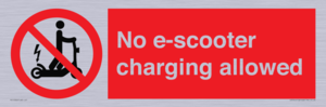 PE15302: No e-scooter charging allowed