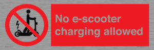 PE15302: No e-scooter charging allowed