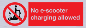 PE15302: No e-scooter charging allowed