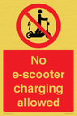 PE15302: No e-scooter charging allowed