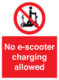 PE15302: No e-scooter charging allowed