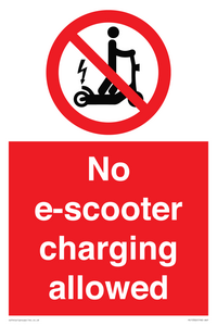 PE15302: No e-scooter charging allowed