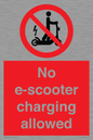 PE15302: No e-scooter charging allowed