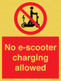 PE15302: No e-scooter charging allowed
